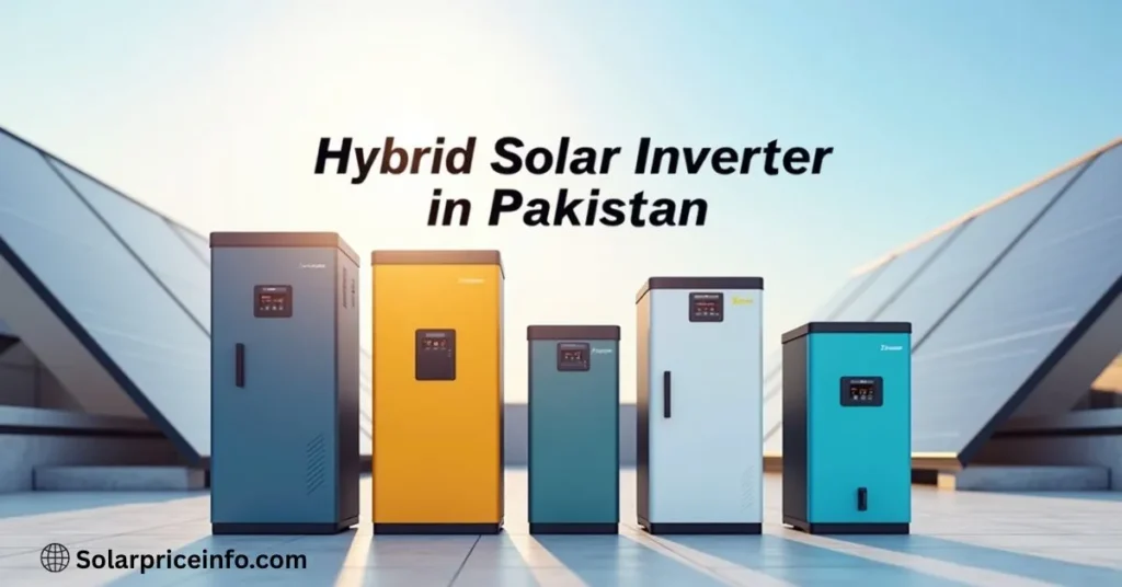 Hybrid solar inverter price in Pakistan, Top hybrid solar inverter models in Pakistan, High-efficiency hybrid solar inverter with solar panels, Pakistani home solar system with hybrid inverter,