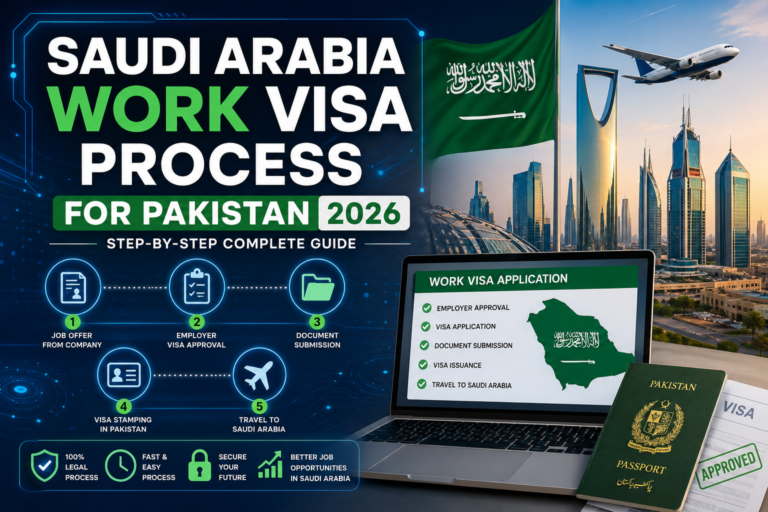 Saudi Arabia Work Visa Process for Pakistan 2026